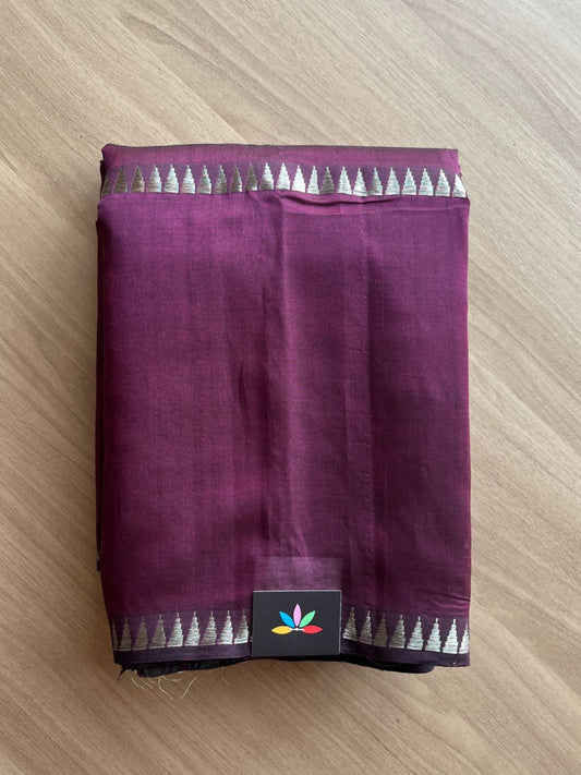 Handloom Mangalagiri Silk Cotton Saree (Thick Weave) -17945