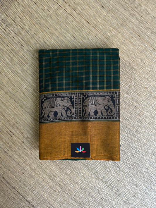 Handloom Narayanpet Cotton Saree - 18566