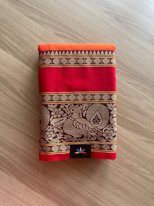 Long Annam Border Narayanpet Cotton Saree -22672