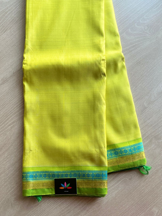 Handwoven Thread Border Arani Pure Silk Saree -2629
