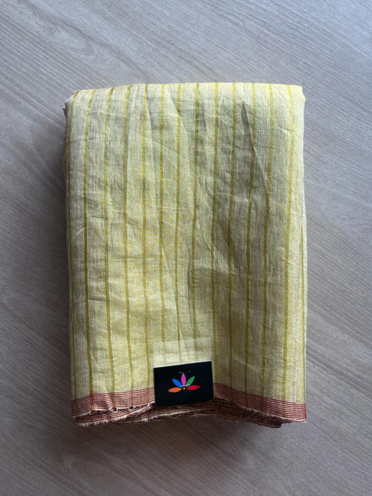 Stripped Tussar Silk Saree -9719