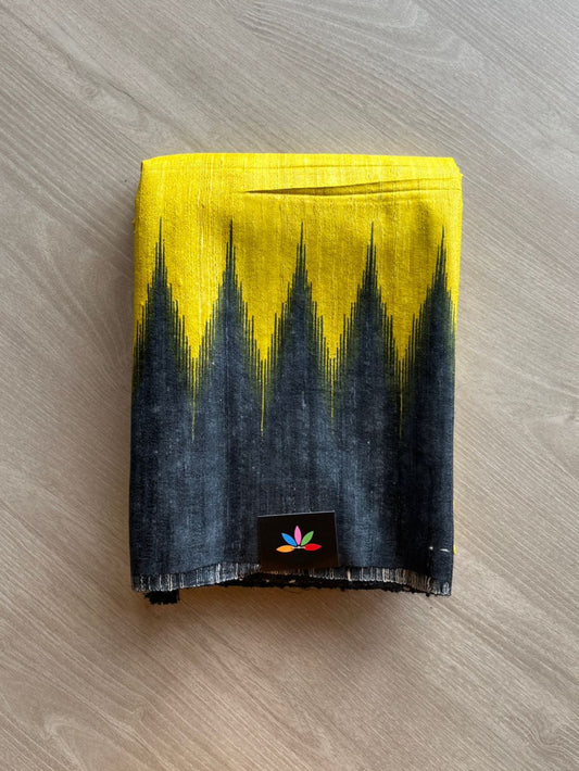 Printed Ghicha Tussar Silk Saree -13454