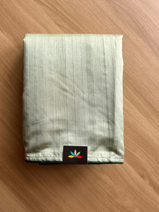 Hand embroidered Bullion Knot Semi Tussar Silk Saree-18007