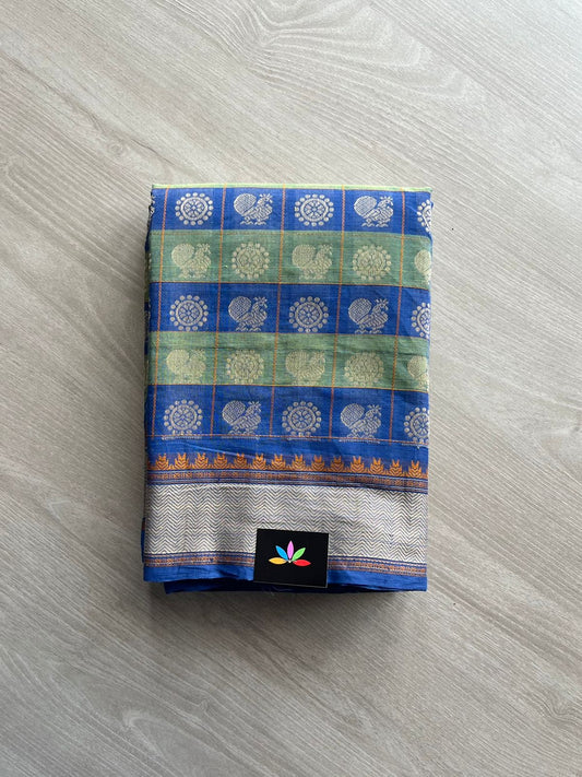 Handwoven Kanchi Cotton Saree -105