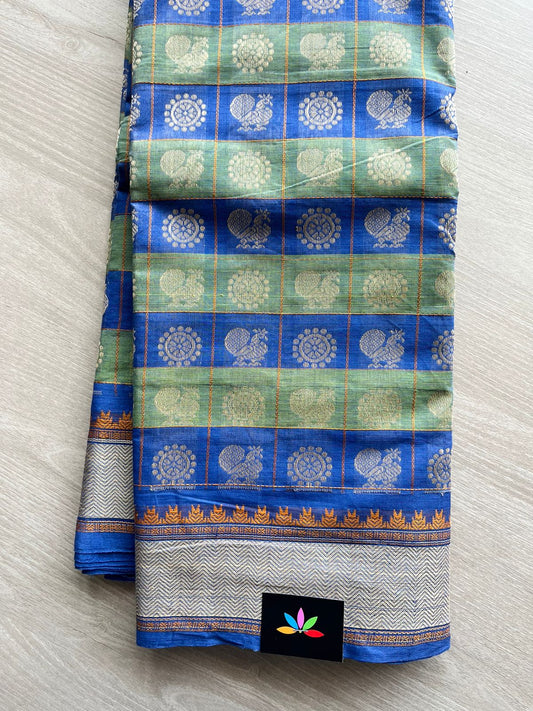 Handwoven Kanchi Cotton Saree -105