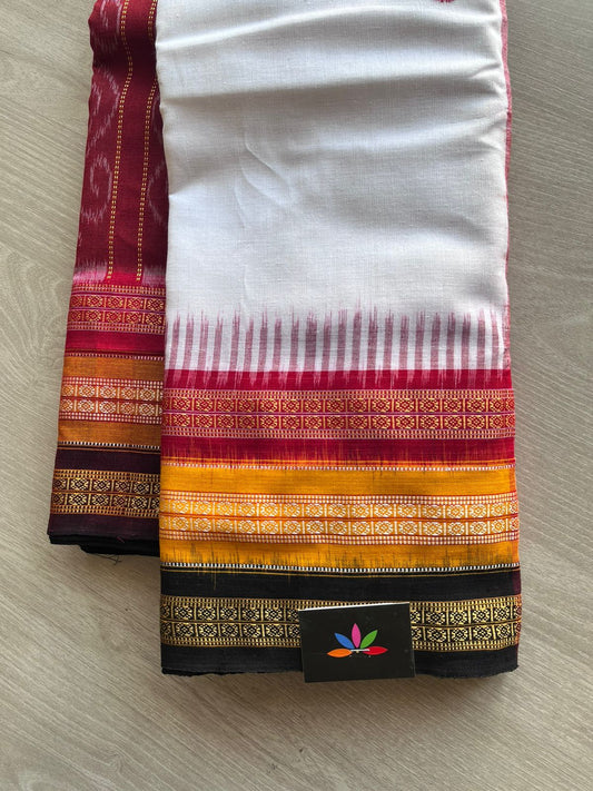 Special Weave Orissa Ikkat Handloom Cotton Saree-13288-13289