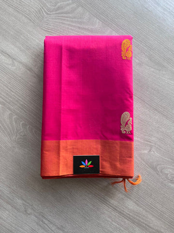 Handwoven Kanchi Cotton Saree -10735