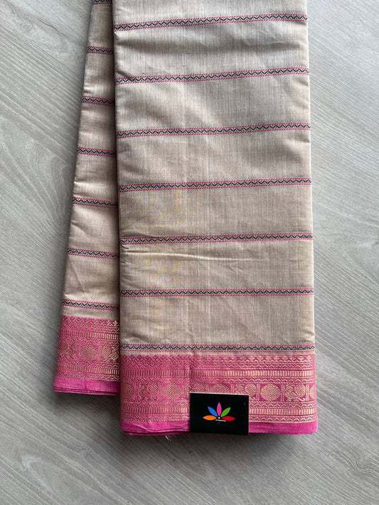 Handwoven Veldhari Kanchi Cotton Saree -10742