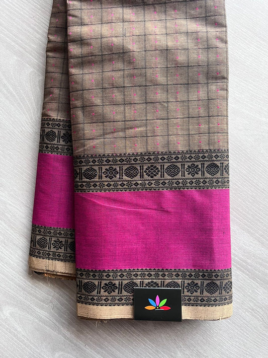 Handwoven Lakshadeepam Kanchi Cotton Saree -10743