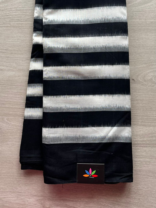 Handwoven Pochampally Ikkat Cotton Saree-10930-10932