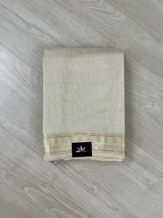 Handloom Tissue Blend Maheswari Silk Cotton Saree -11386