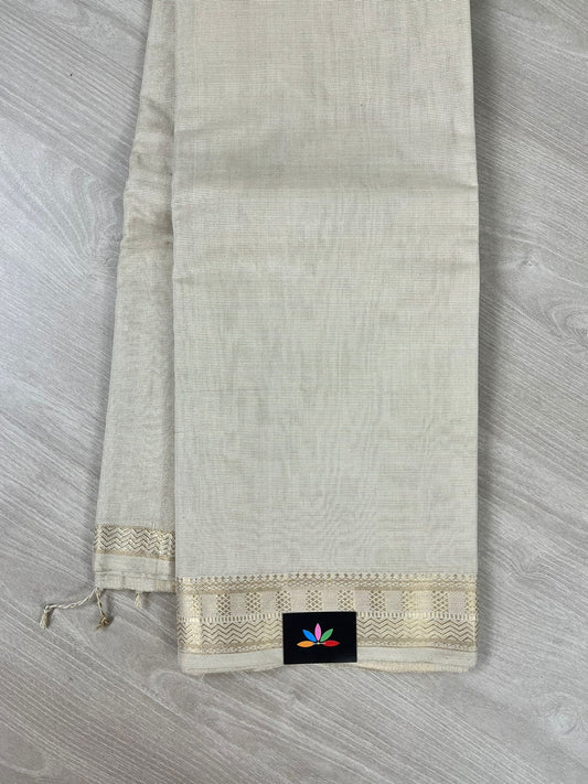 Handloom Tissue Blend Maheswari Silk Cotton Saree -11386