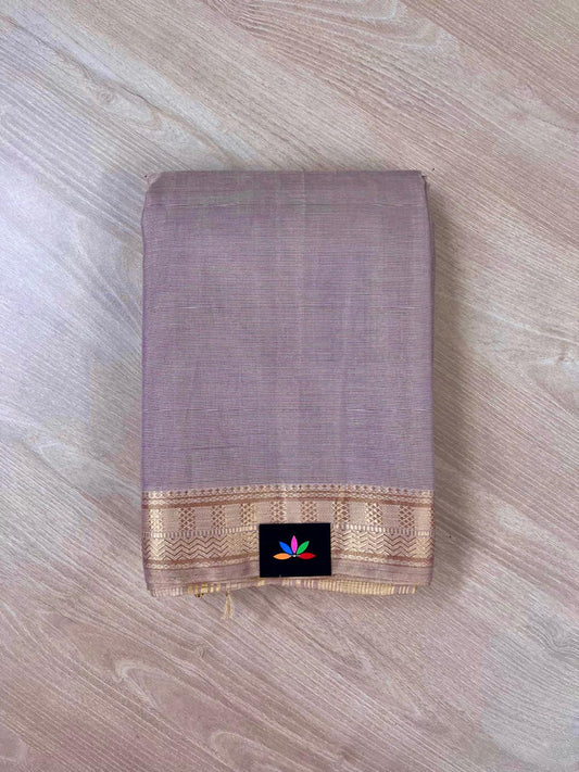 Handloom Tissue Blend Maheswari Silk Cotton Saree -11388