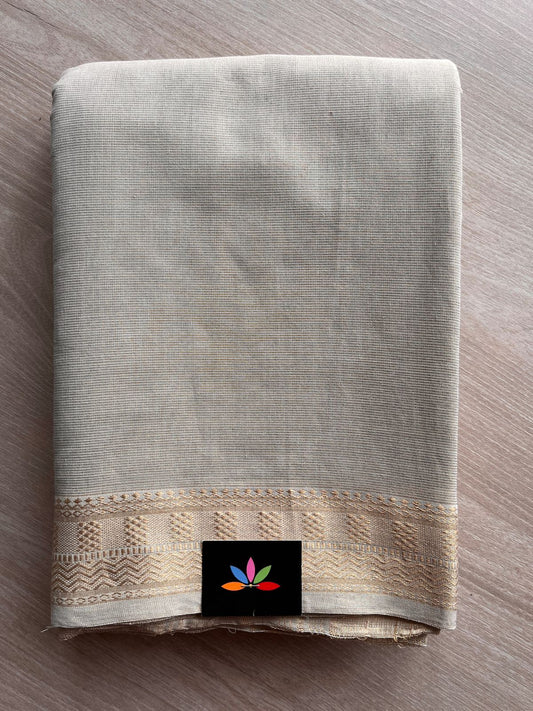Handloom Tissue Blend Maheswari Silk Cotton Saree-11389