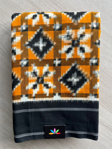 Handwoven Pochampally Ikkat Cotton Saree-11755