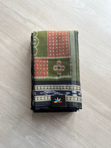 Orissa Ikkat Handloom Cotton Saree -11966