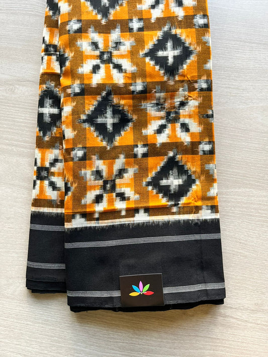 Handwoven Pochampally Ikkat Cotton Saree-11755