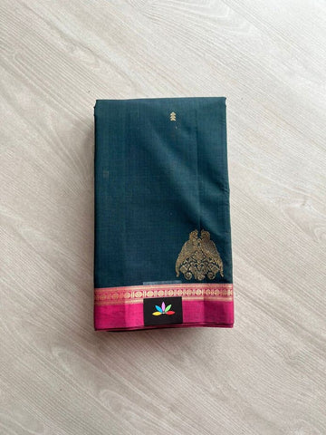 Handwoven Kanchi Cotton Saree -12127