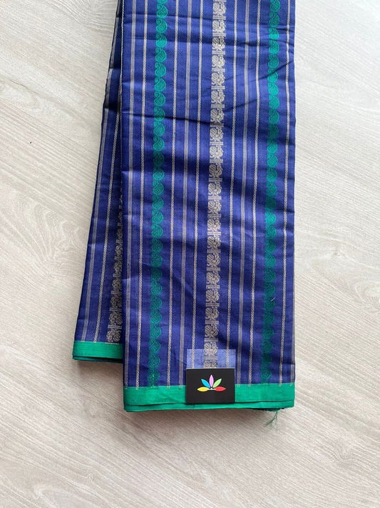 Handwoven Kanchi Cotton Saree -12134