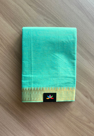 Handloom Mangalagiri Traditional Border Saree-12807