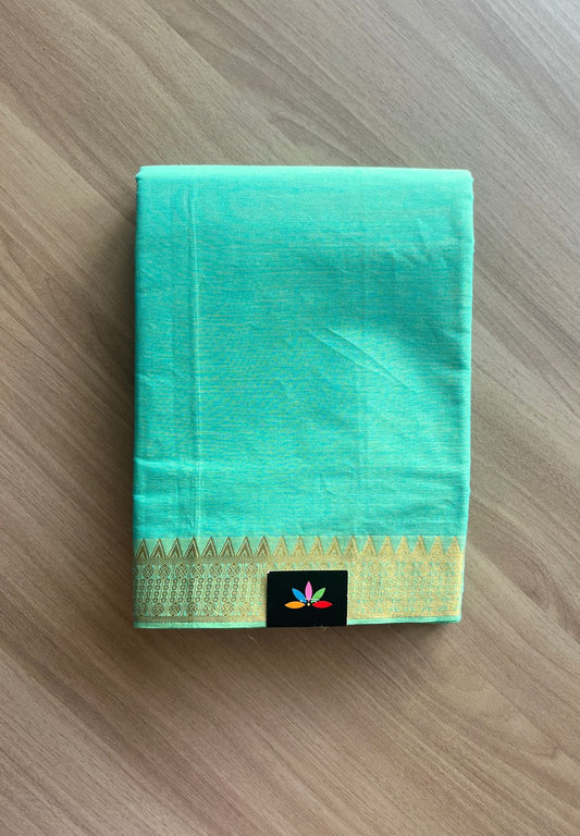 Handloom Mangalagiri Traditional Border Saree-12807