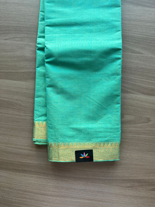 Handloom Mangalagiri Traditional Border Saree-12807