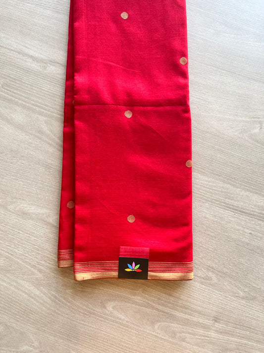 Handwoven Bengal Soft Cotton Jamdani Saree -13099-13101