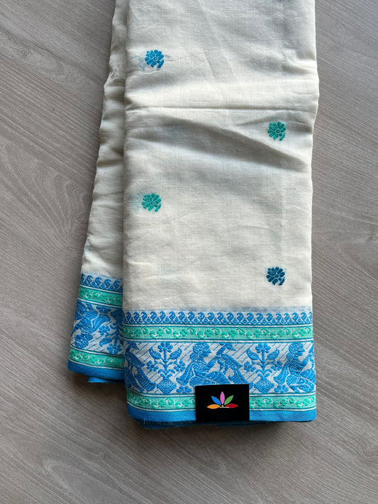 Handloom Cotton Baluchari Saree -14360-14361