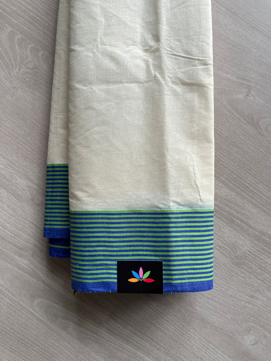 Handloom Fine Bengal Cotton Jamdani Saree-13361