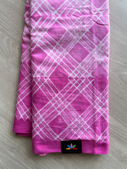 Shibori Mul Cotton Saree -13499