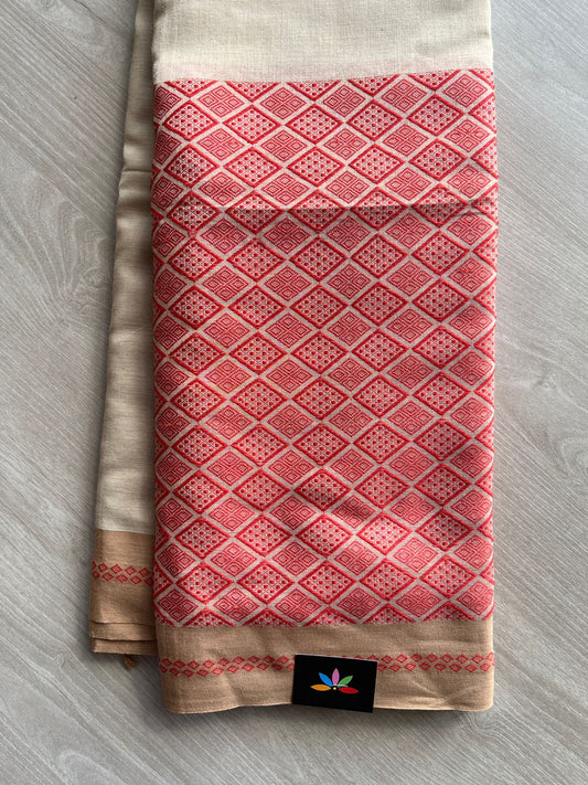 Handloom Soft Cotton Saree -13521