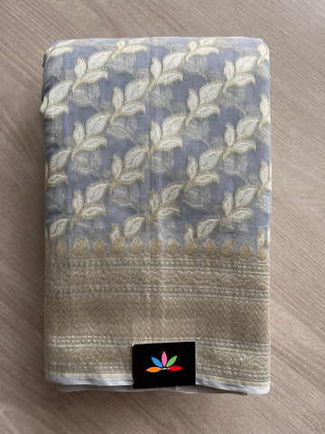 Handloom Banarasi Cotton Saree -13712
