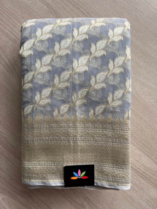 Handloom Banarasi Cotton Saree -13712
