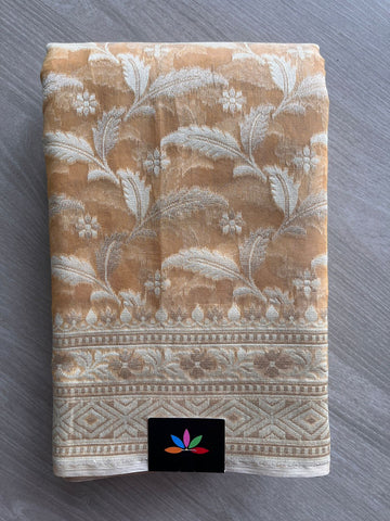 Handloom Banarasi Cotton Saree -13718