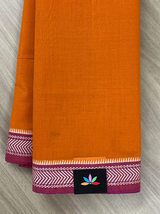 Simple Border Mangalagiri Cotton Saree -13784