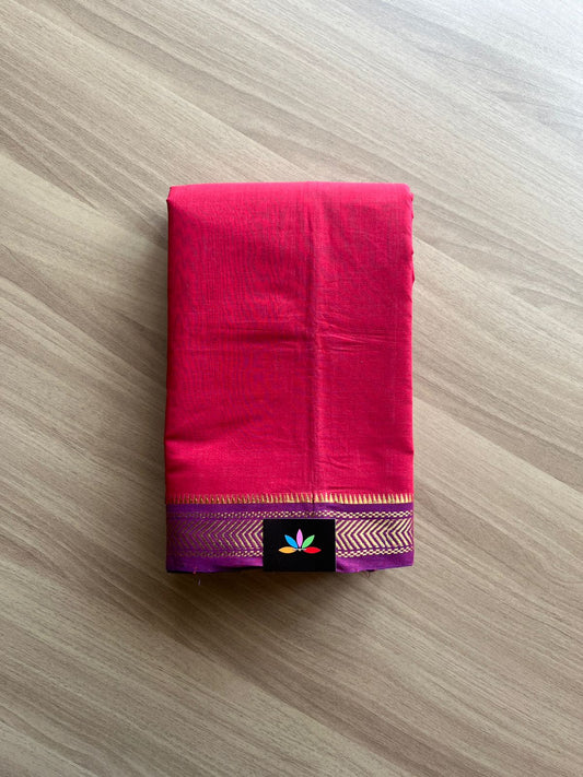 Simple Border Mangalagiri Cotton Saree -13785