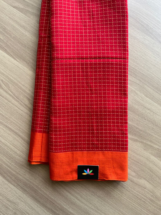 Handloom Soft Cotton Saree -13802