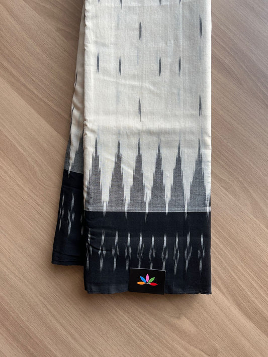 Handwoven Pochampally Ikkat Cotton Saree -13845