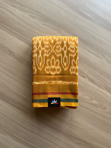 Handwoven Pochampally Ikkat Cotton Saree -13846