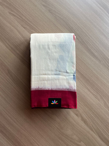 Handwoven Pochampally Ikkat Cotton Saree -13852-13853