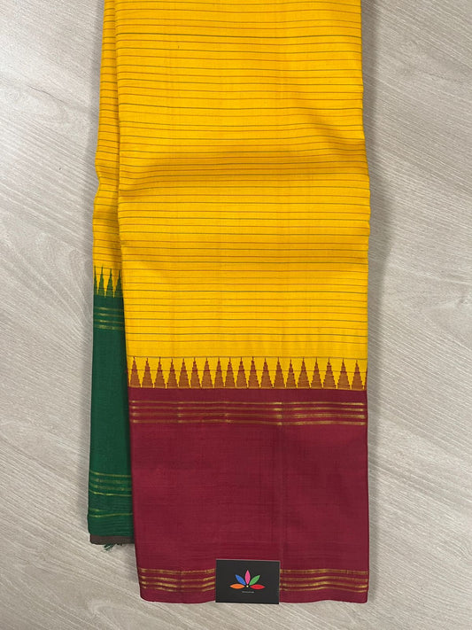 Korvai Border Handloom Pure Kancheevaram Silk Saree -140