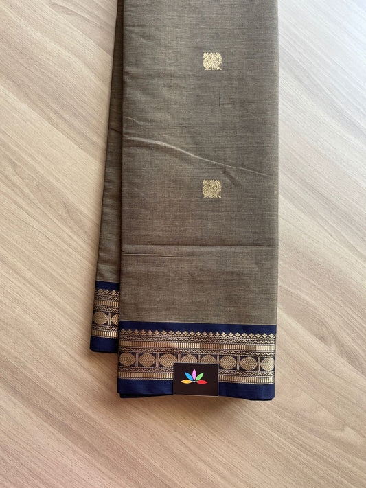 Handwoven Kanchi Cotton Saree -14027