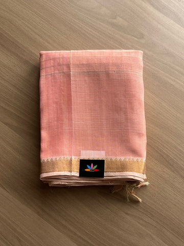 Zari Checks Handloom Mangalagiri Silk Cotton Saree-14187