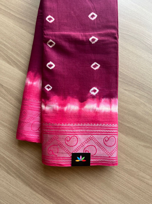 Sungudi Butta Cotton Saree -14326