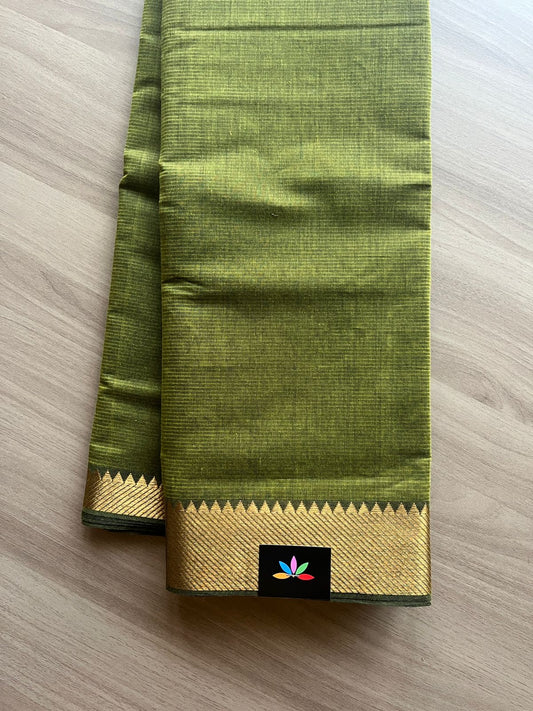 Nizam Border Mangalagiri Cotton Saree-14342