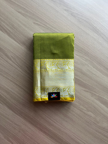 Annam Border Mangalagiri Silk Cotton Saree -14411