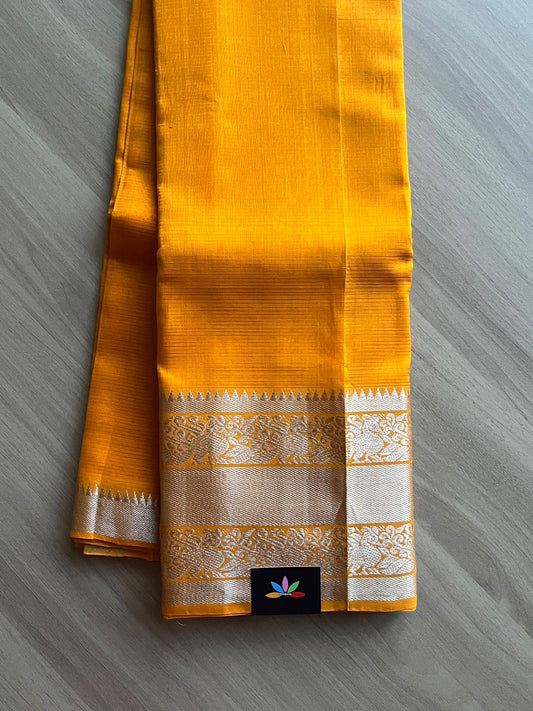 Annam Border Mangalagiri Silk Cotton Saree -14412