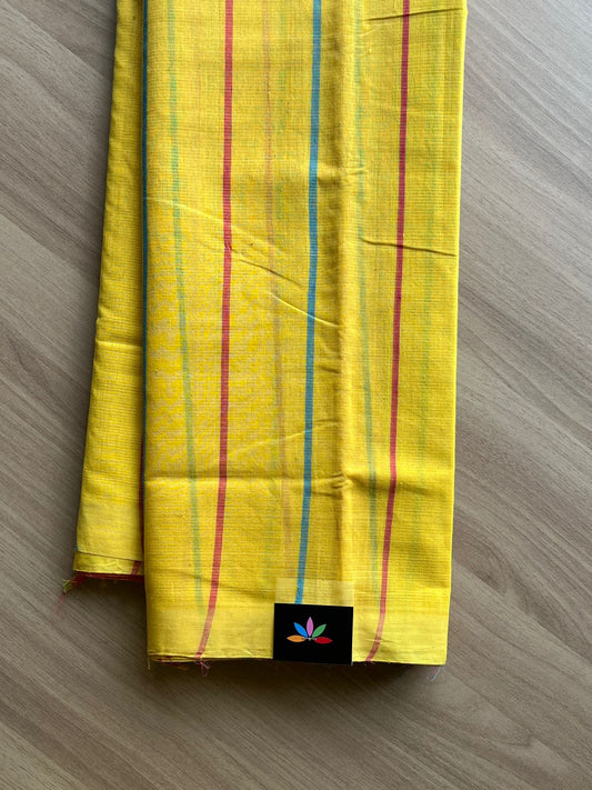 Simple Handloom Mangalagiri Cotton Saree -14498