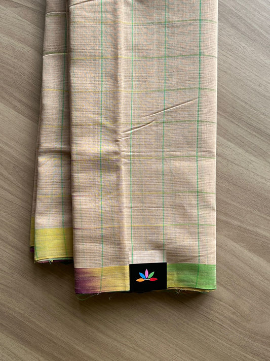 Simple Handloom Mangalagiri Cotton Saree -14500