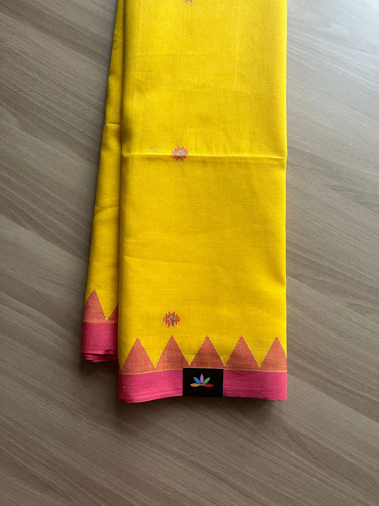 Handloom Soft Cotton Jamdani Saree -14560